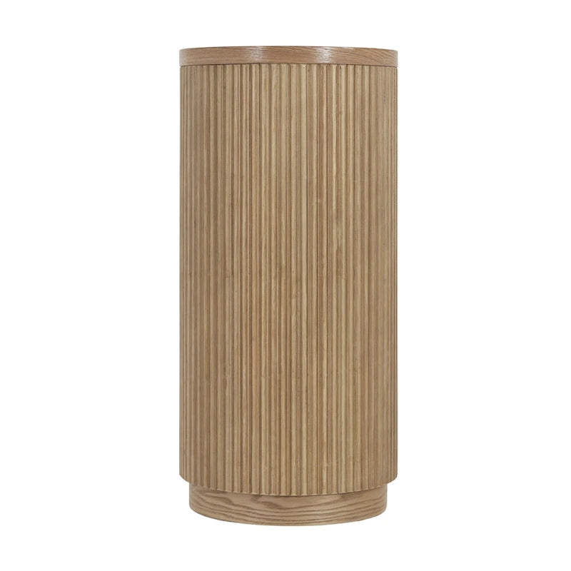 Modern Entryway Console Table with Open Shelf & Elegant Wood Grain Design