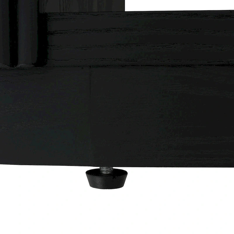 Modern Entryway Console Table with Open Shelf & Elegant Wood Grain Design
