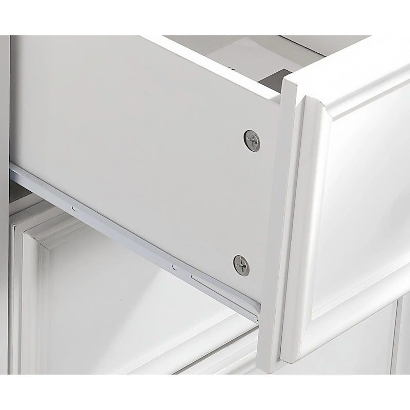 Farmhouse Modern 7-Drawer Horizontal Dresser, Cabinet, Storage Clothes, Storage Drawers Cabinet for Living Room