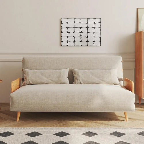 JASIWAY 59.1 Modern Upholstered Sofa Bed