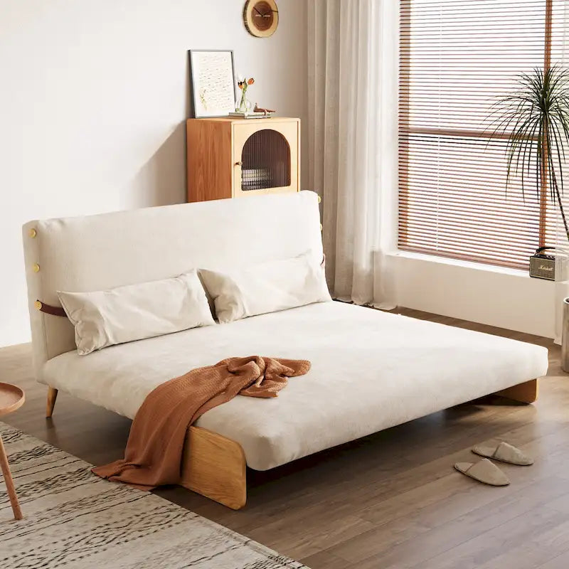 59.1 Modern Upholstered Sofa Bed