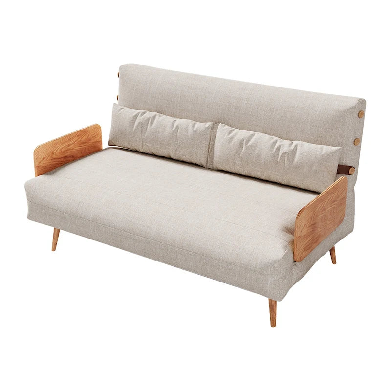 59.1 Modern Upholstered Sofa Bed
