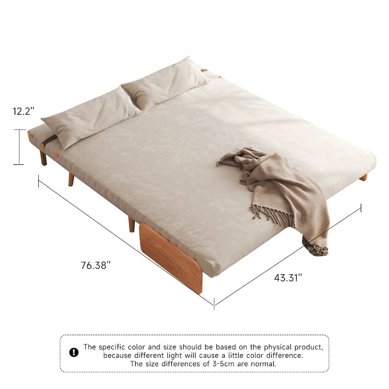 59.1 Modern Upholstered Sofa Bed