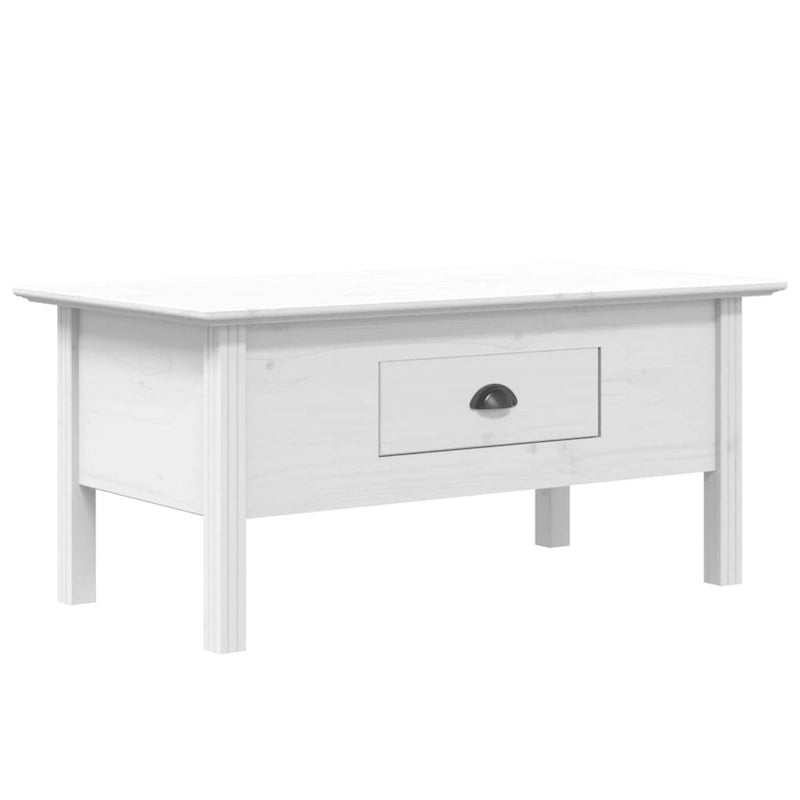 Coffee Table Accent Side Table for Living Room Solid Wood Pine - 39.4x21.7x17.7