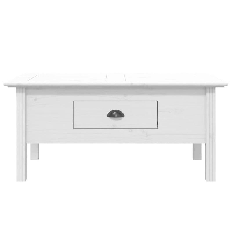 Coffee Table Accent Side Table for Living Room Solid Wood Pine - 39.4x21.7x17.7