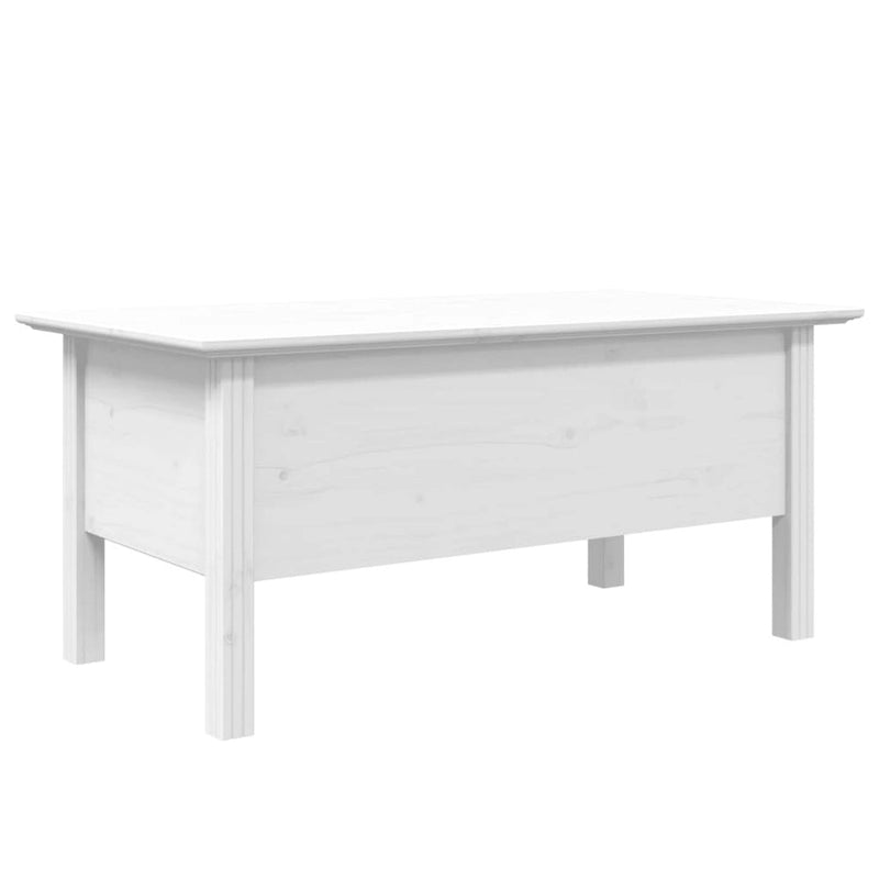 Coffee Table Accent Side Table for Living Room Solid Wood Pine - 39.4x21.7x17.7