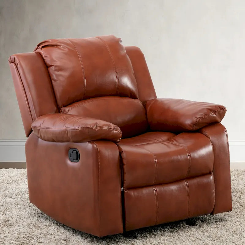 Leather Gel Recliner For Living Room