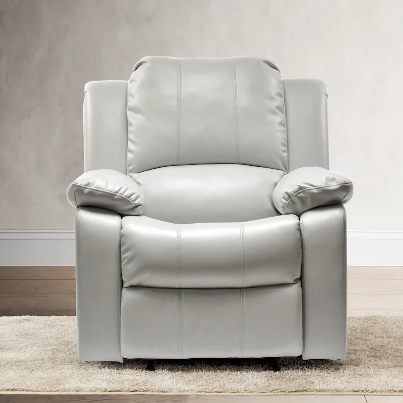 Leather Gel Recliner For Living Room