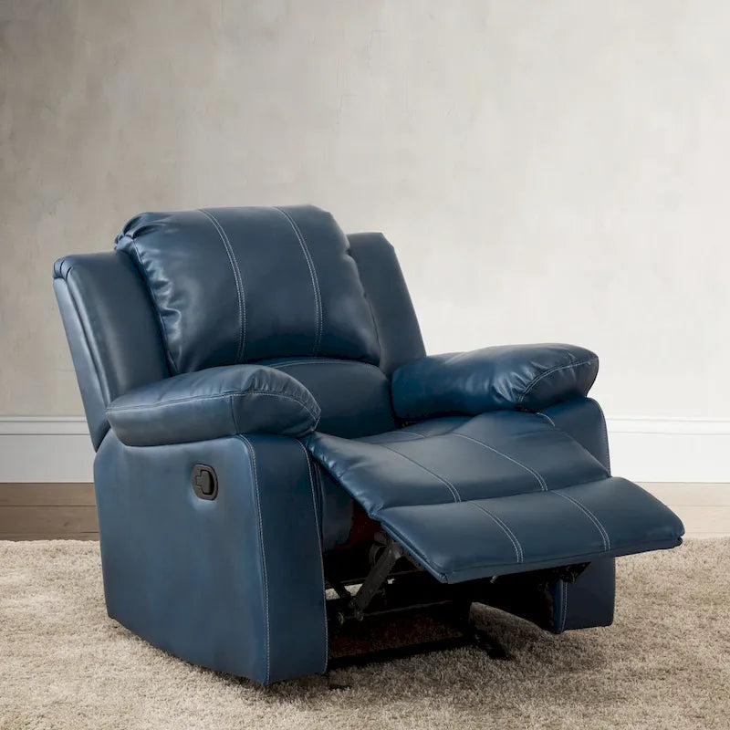 Leather Gel Recliner For Living Room
