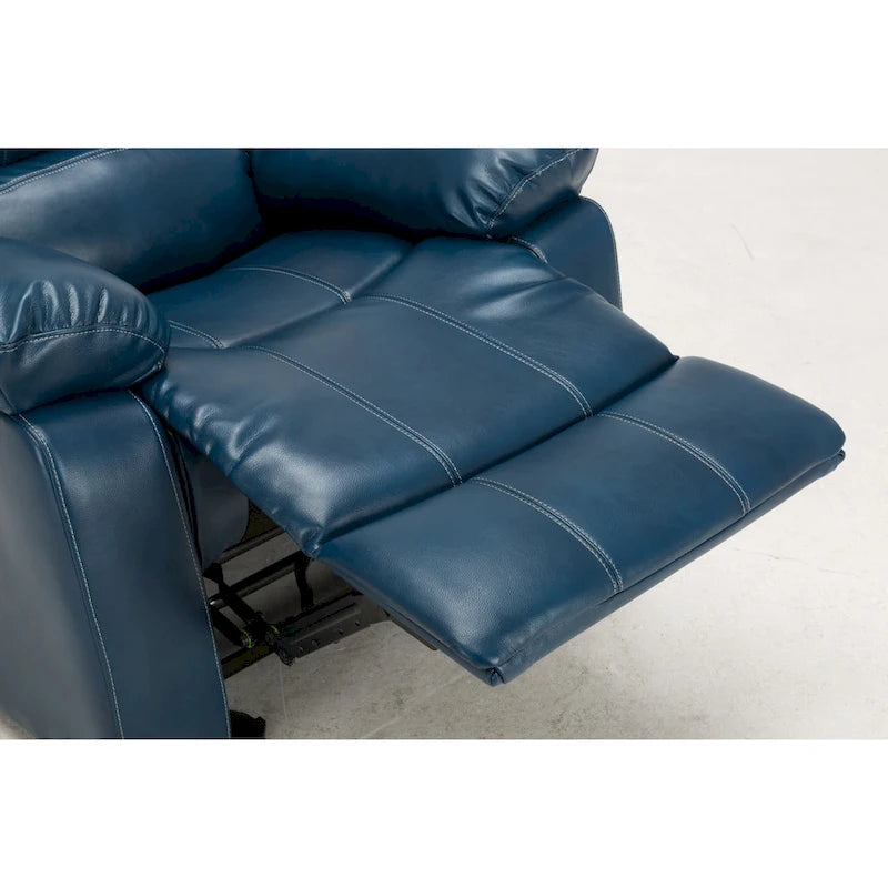 Leather Gel Recliner For Living Room