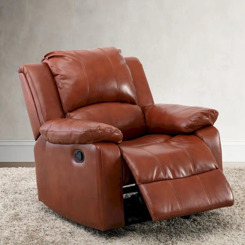 Leather Gel Recliner For Living Room