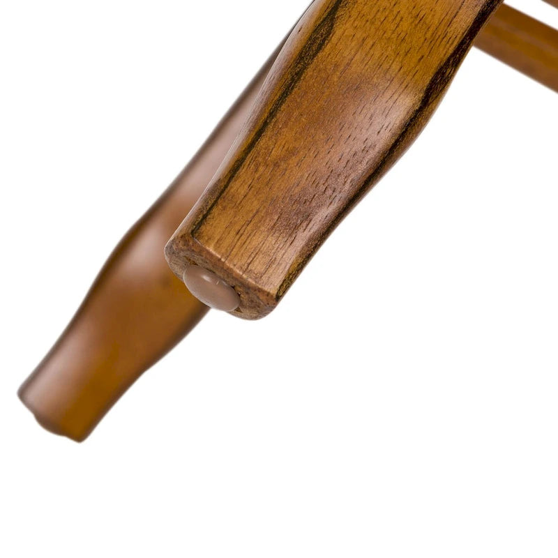 Rustic Oak Bow-back Armchair